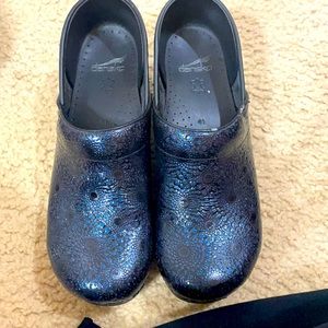 Dark blue dansko clogs